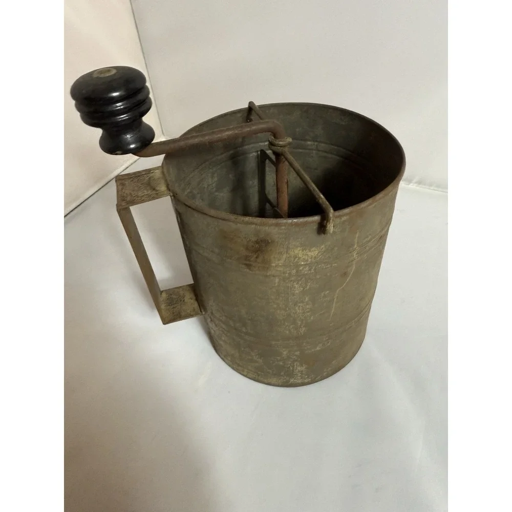 VINTAGE Duplex Sifter And Unmarked Sifter